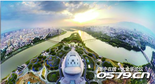 城市最美风景——金华三江六岸骑游自行车道
