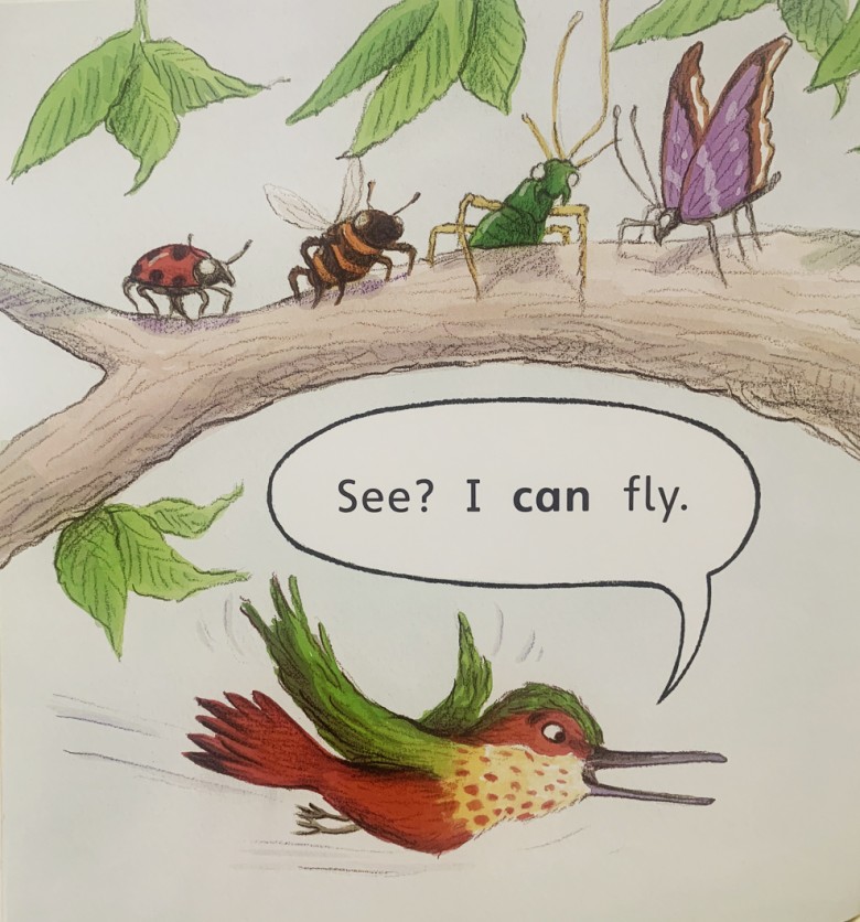 "no, you can't," said the ladybird.