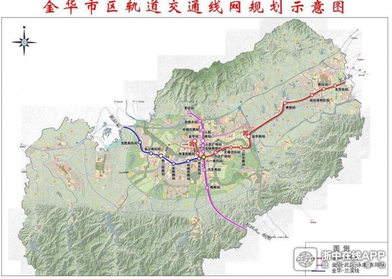 最新规划设计金华绕城高速