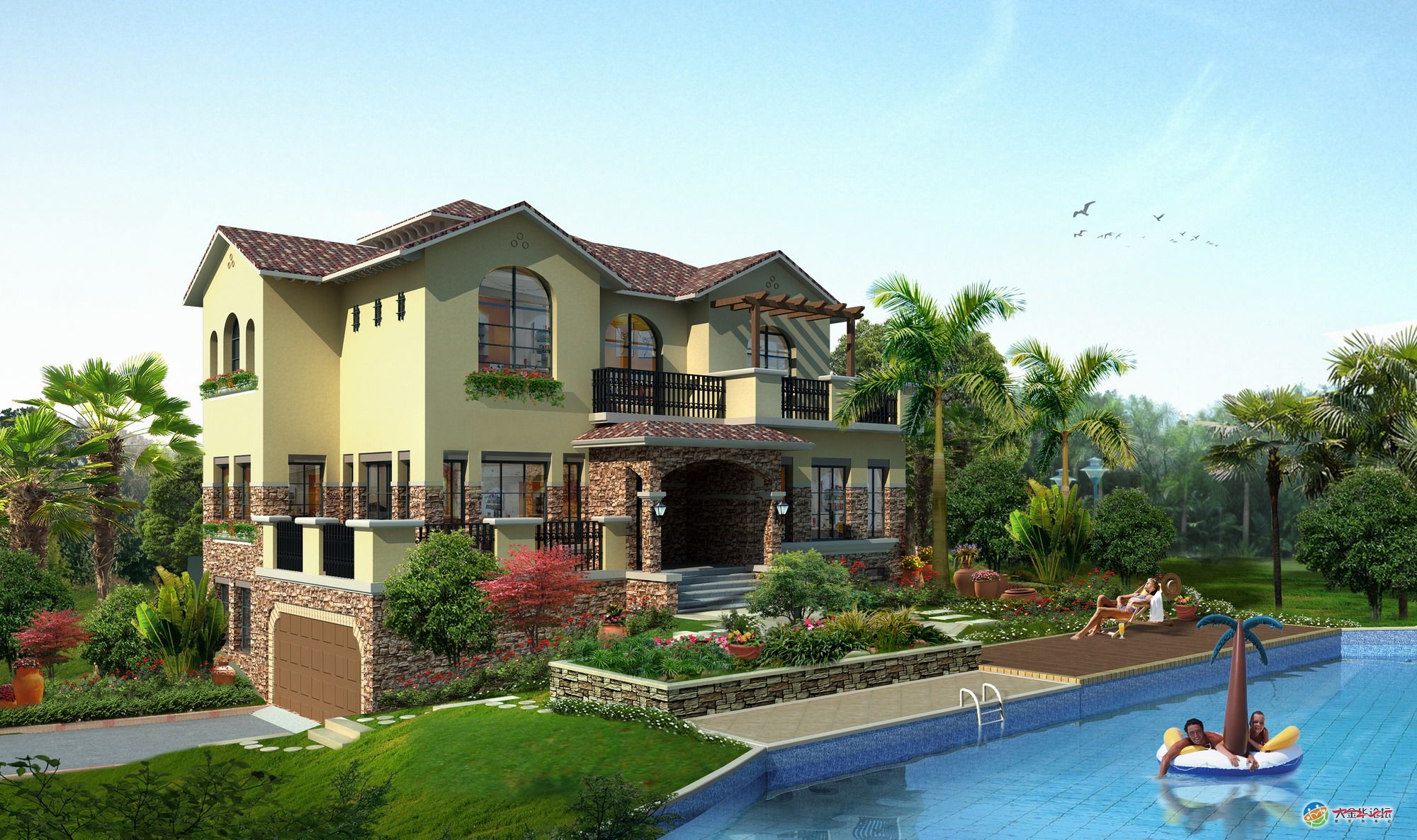 走马观花探盘之一兰溪灵羊岛别墅群谢绝转载