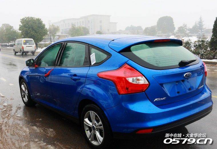 【金华 新款福特福克斯 提车作业】冬天提车伤不起牋补一补我家蓝色新