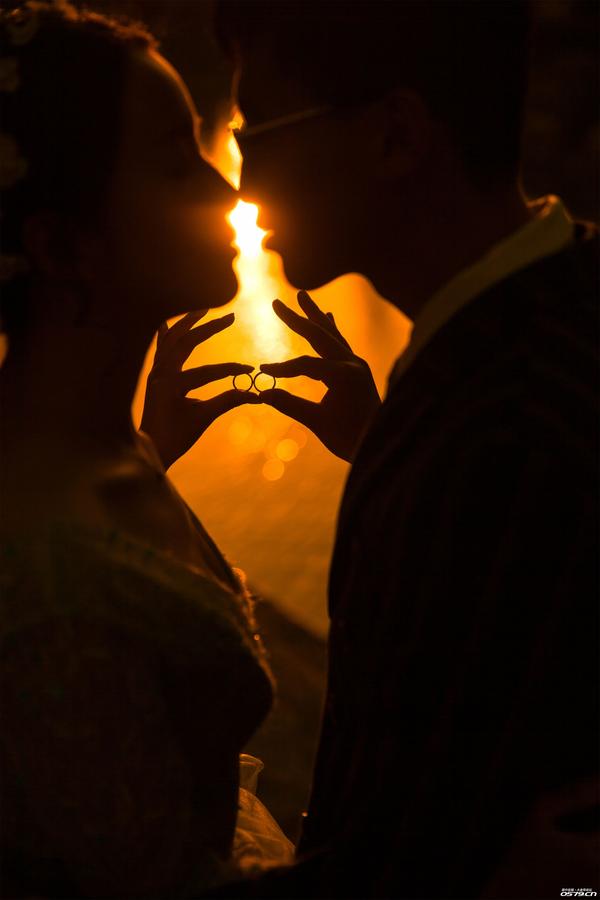 【全城热恋摄影会馆】夕阳下的爱恋《爱很美》私人定制客照赏析