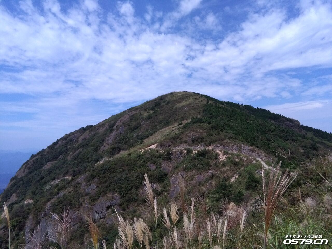 登金华北山第一高峰"大盘尖"