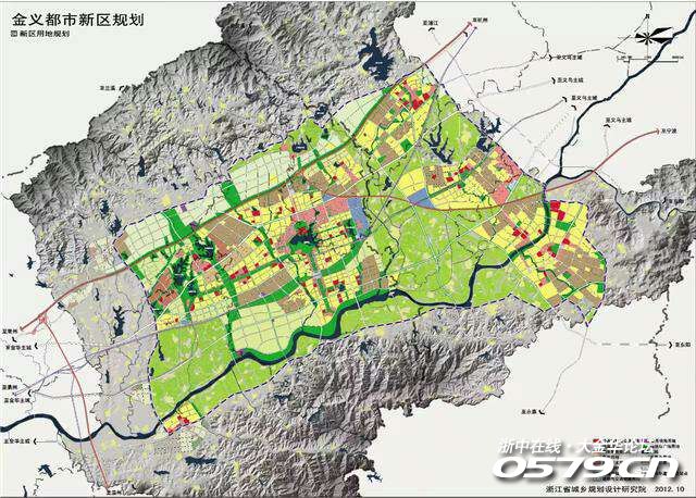 金華規劃建設全立交無紅綠燈的中央大道對接義烏