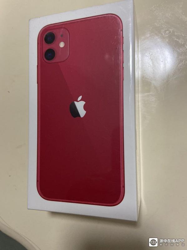 图 转让未拆封128g红色iphone11